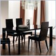 ADD TO YOUR SET: Rossetto Nightfly Rectangular Dining Table with Extensions in Ebony