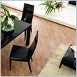 ADD TO YOUR SET: Rossetto Nightfly Wood Dining Chairs in Ebony (Set of 2)