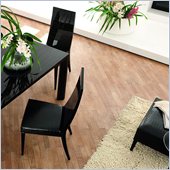 Rossetto Nightfly Wood Dining Chairs in Ebony (Set of 2)