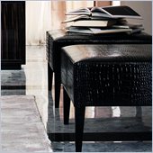 Rossetto Divine Pouf in Black