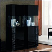 Rossetto Nightfly Right Door Curio in Black