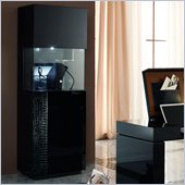Rossetto Nightfly Left Door Curio in Black