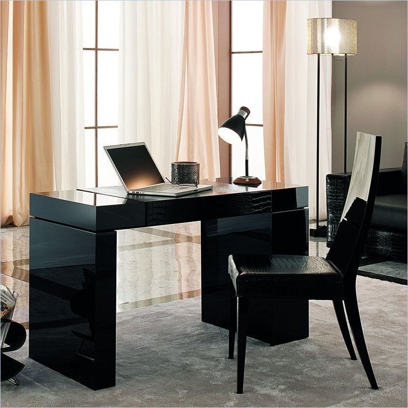 Rossetto Nightfly Home Office Desk in Black