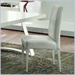 ADD TO YOUR SET: Rossetto Nightfly Padded Dining Chairs in White (Set of 2)