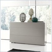 Rossetto Sound Open Pore 3 Drawer Dresser in Grey