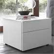 ADD TO YOUR SET: Rossetto White Matrix Night Stand in White