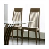 Rossetto Mirage Dining Chairs in Wenge (Set of 2)
