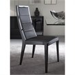 ADD TO YOUR SET: Rossetto Sapphire Dining Chairs in Black (Set of 2)
