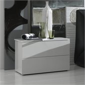 Rossetto Fun 2 Drawer Night Stand in White