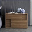 ADD TO YOUR SET: Rossetto Square Left Night Stand in Walnut