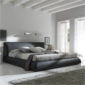 Rossetto Coco Platform Bed in Brown