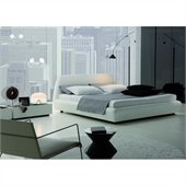 Rossetto Downtown Platform Bed in White