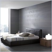 Rossetto Touch Platform Bed in Brown