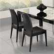 ADD TO YOUR SET: Rossetto Diamond Dining Chairs in Black (2 Per Box)