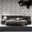 ADD TO YOUR SET: Rossetto Nightfly Platform Bed in Ebony
