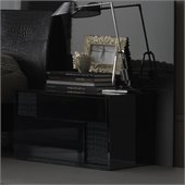 Rossetto Nightfly Right Night Stand in Black