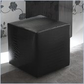 Rossetto Nightfly Pouf in Black