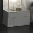 ADD TO YOUR SET: Rossetto Nightfly Left Night Stand in White