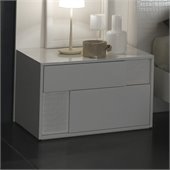 Rossetto Nightfly Left Night Stand in White