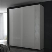 Rossetto Nightfly 2 Door Sliding Wardrobe in White