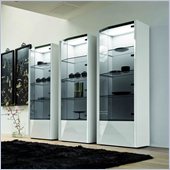 Rossetto Sapphire Right Door Curio in White