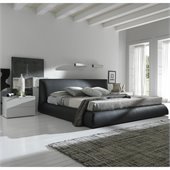 Rossetto Coco Brown Platform Bed 3 Piece Bedroom Set