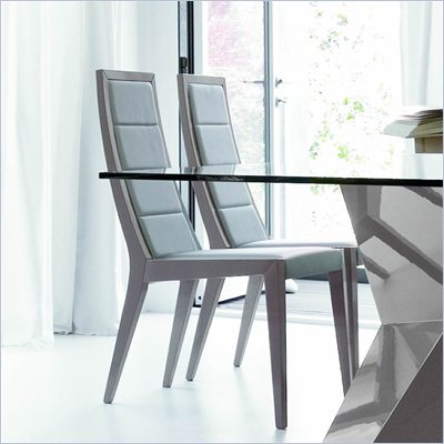 Rossetto Sapphire Dining Chairs in Grey (Set of 2)
