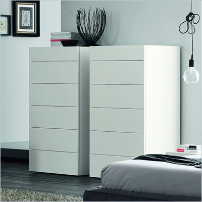 Rossetto Start Matrix 6 Drawer Chest in White