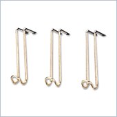 Artistic Steel/Golden Finish Garment Hook