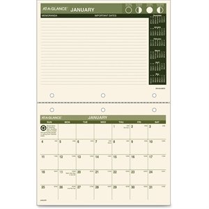 At-A-Glance Monthly Calendar