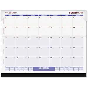 At-A-Glance SKLKFW32 Recycled Desk Pad Calendar