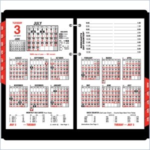 At-A-Glance Burkhart's Day Counter Recycled Desk Calendar Refill