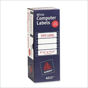 Avery Continuous Form Computer Labels
