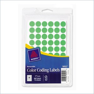 Avery Round Color-Coding Label