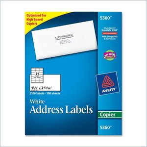 Avery Copier Mailing Label