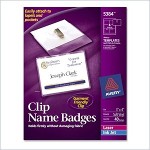 Avery Name Badge Kit