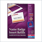 Avery Name Badge Insert Refill