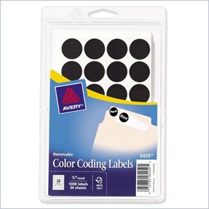 Avery Round Color-Coding Label