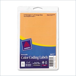 Avery Color Coding Label