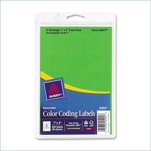 Avery Color Coding Multipurpose Label