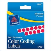 Avery Round Color Coded Label