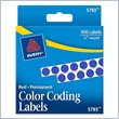 ADD TO YOUR SET: Avery Round Color Coded Label