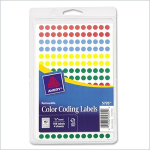 Avery Round Color-Coding Label