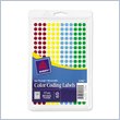 ADD TO YOUR SET: Avery See Through Round Color Coding Label