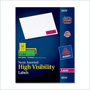 Avery High Visibility Labels