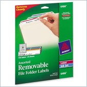 Avery Assorted Removable Filing Label