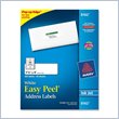 ADD TO YOUR SET: Avery Easy Peel Ink Jet White Mailing Labels