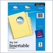 ADD TO YOUR SET: Avery WorkSaver Big Tab Insertable Divider
