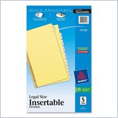 Avery WorkSaver Standard Insertable Tab Divider