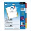 ADD TO YOUR SET: Avery WorkSaver Big Tab Insertable Tab Divider